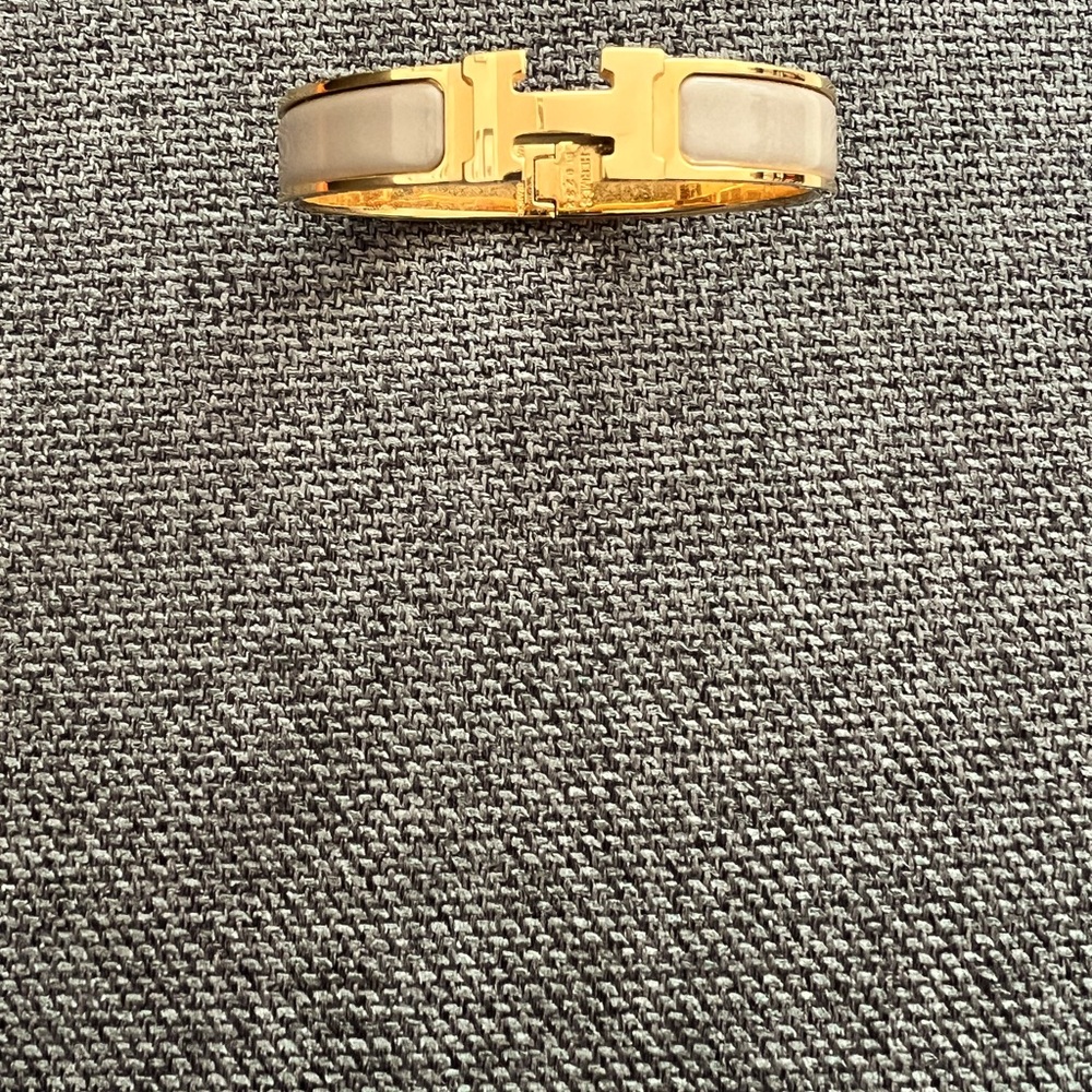 Hermes Authentic Enamel Clic Clac H Bracelett